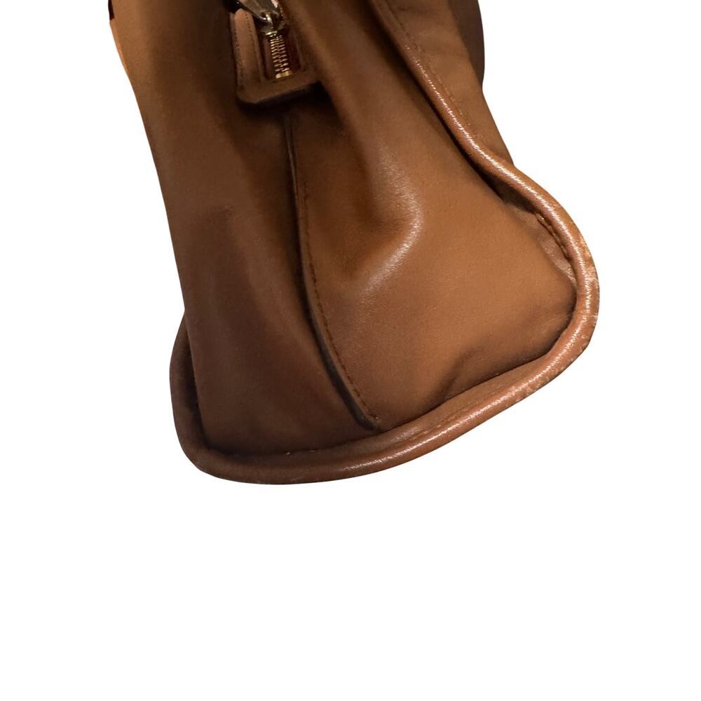 Coach Madison Carlyle Smooth Leather Hobo Shoulder Bag – Saddle Brown - Picture 7 of 8